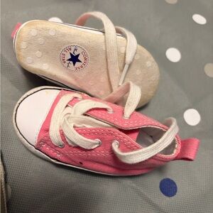 Converse Kids Sneakers in Pink and White